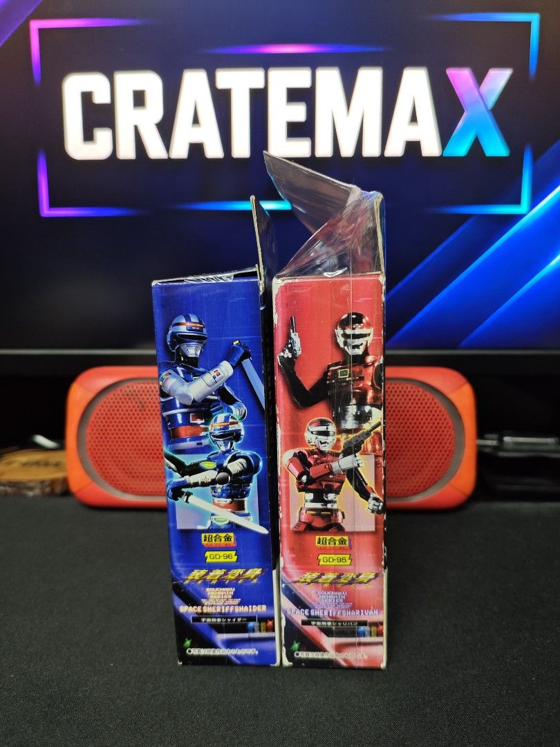 Space Sheriff Gavan & Sharivan Bandai Vintage (Category: Figurines & Statues) located in San Juan City. Submitted by cratemax (Listing ID 1462058462, Image 3). Description: 🔥 SPACE SHERIFF SHAIDER & SHARIVAN – VINTAGE ACTION FIGURES 🔥 Rare vintage pieces, Personally bought in Japan 🇯🇵. These are hard-to-find action figures and a great addition to any vintage tokusatsu/Space Sheriff collection! 🚀✨ 📦 Condition: BIB 🇯🇵 Bought in Japan 👀 WYS