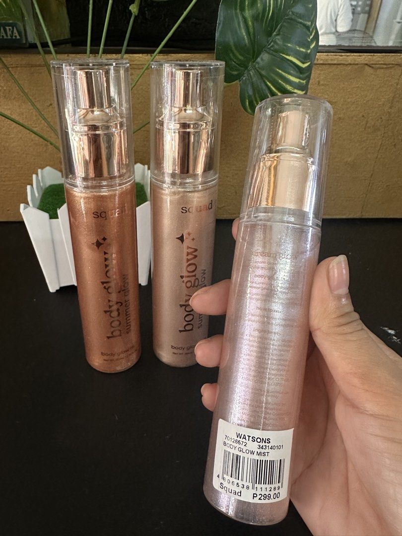 Squad Body Glow mist (Category: Body Care) located in Manila. Submitted by diannearky (Listing ID 1462121206, Image 2). Description: All items are brand new . Sealed. .