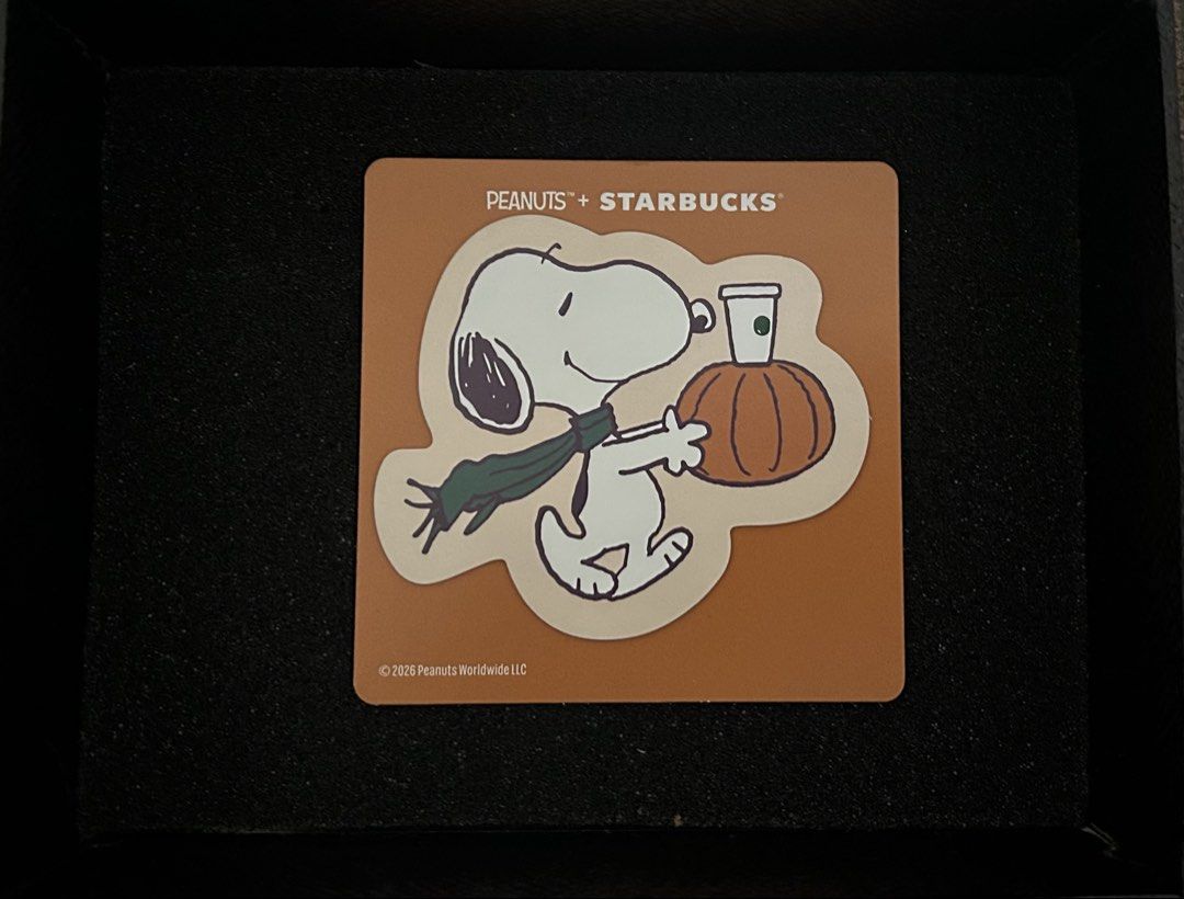 Starbucks + Snoopy Card (with 500 load) (Category: Character Goods) located in Binan City. Submitted by impulsebuyer12 (Listing ID 1462063245, Image 1). Description: Released Sept 15, 2026, limited edition Php 500 load Unregistered For Starbucks Philippines use only.