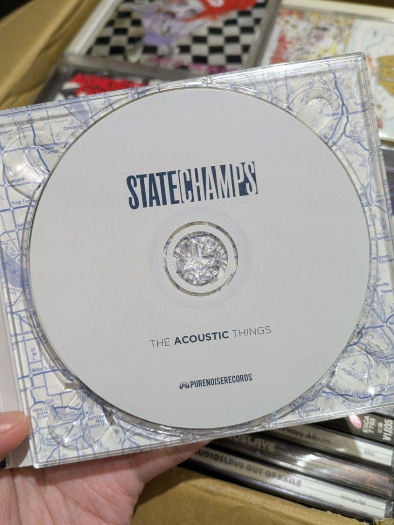 state champs - the acoustic things (Category: CDs & DVDs) located in Quezon City. Submitted by itsluisyall (Listing ID 1462257277, Image 2). Description: state champs vg+ condition 350.