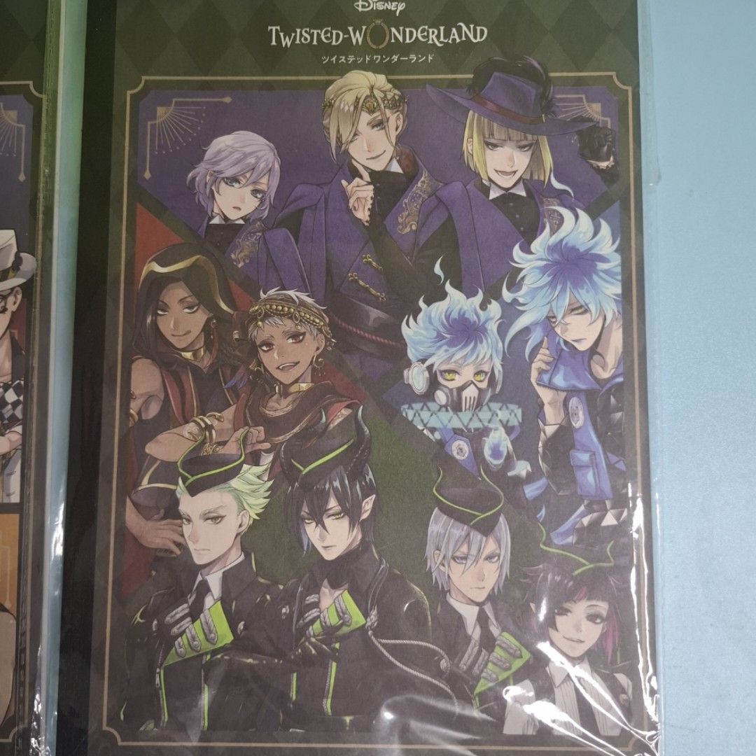 Stationary (Category: Laptops & Notebooks) located in Adams. Submitted by frog_and_clover (Listing ID 1462242933, Image 3). Description: take all twisted wonderland 4 notebook (B5), 8 memo pad of each dormitories. free 2 memo pad for take all.