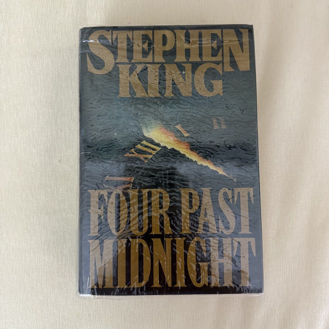 Stephen King Four Past Midnight Hardcover Book (Category: Storybooks) located in Antipolo. Submitted by itskathrynn (Listing ID 1462093745, Image 1). Description: loc: antipolo rizal (near SM Cherry Antipolo) mod: j&t, lalamove mop: gcash, bpi first to send an offer and pay gets the item condition: wrapped in OPP plastic and plastic cover (removable).