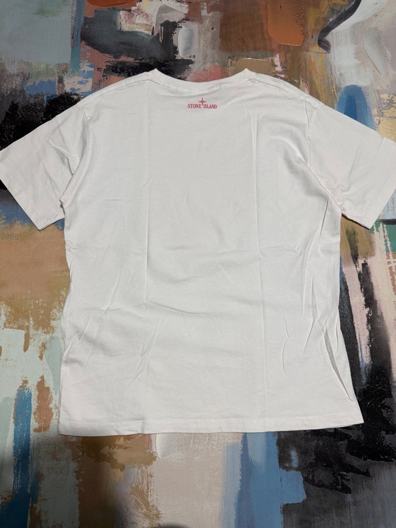 Stone Island (Category: Tshirts & Polo Shirts ) located in Las Pinas. Submitted by thrftmnl. (Listing ID 1462047152, Image 3). Description: Stone Island Size: Large Dimes Width: 21.5 Length: 27 .