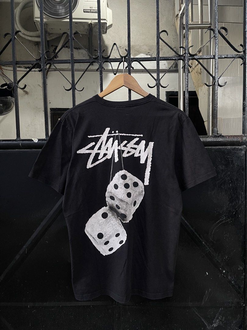 Stussy Dice M (Category: Tshirts & Polo Shirts ) located in Marikina City. Submitted by joshuaades21107 (Listing ID 1462199897, Image 1). Description: Stussy Dice Authentic No side stitch 9/10 color rate Flaws: Crackprints, see picture for reference.