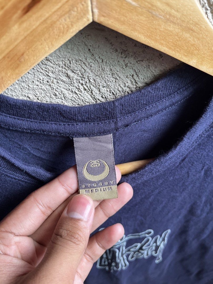 STUSSY FOR HER/KID (Category: Tshirts & Polo Shirts ) located in Cagayan de Oro. Submitted by rewornthriftph (Listing ID 1462043844, Image 3). Description: width: 15.5 length: 24.5 xsmall | FITS also on small Color rate: 9.5/10 Issue: NEED WASH In EXCELLENT Condition See details and reference on slides Payment Methods: GCASH/JNT PLS MANAGE YOUR EXPECTATIONS. THRIFT ITEMS, NO CANCELLATION ₱300.