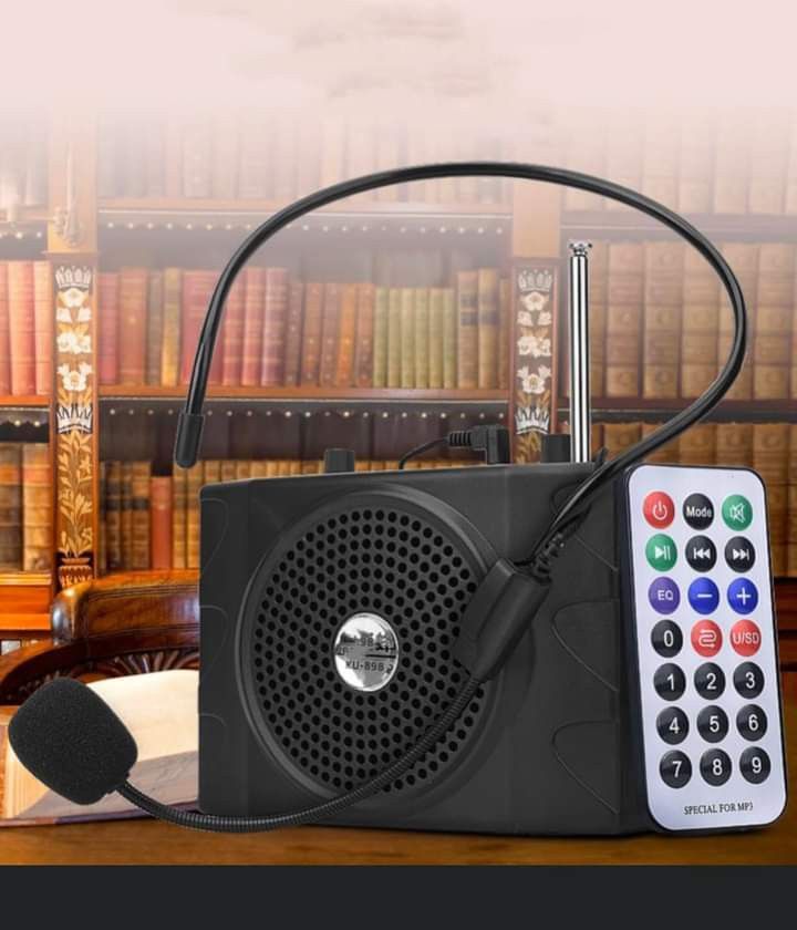SUMK Professional Teach Microphone Waist Loudspeaker with Bluetooth (Category: Soundbars, Speakers & Amplifiers) located in Manila. Submitted by iliasjen3082126 (Listing ID 1462108173, Image 3). Description: - SUMK Professional Waist Mountable Loudspeaker - Features: USB, SD Card, FM Radio, Bluetooth Connectivity - Digital Display for easy navigation - Ideal for teaching, presentations, and public speaking - Includes wired microphone and remote c