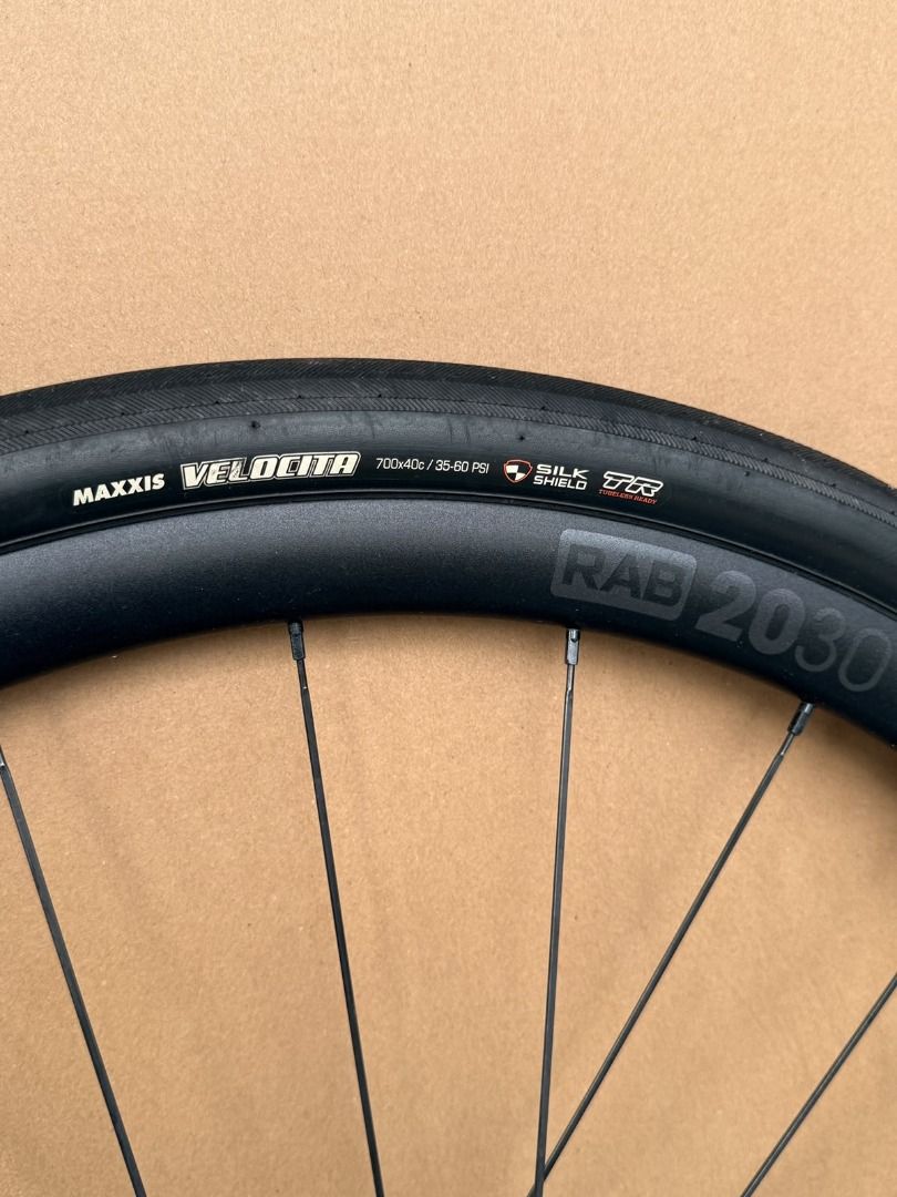 Supratech RAB 2030 Aluminum Wheelset (Category: Bicycles) located in Manila. Submitted by sds2011 (Listing ID 1462089271, Image 3). Description: - 11 Speed Ready - Including Maxxis Velocita Tire (700x40c) - TLR (Tubeless Ready) - Ideal for Road and Gravel riding.