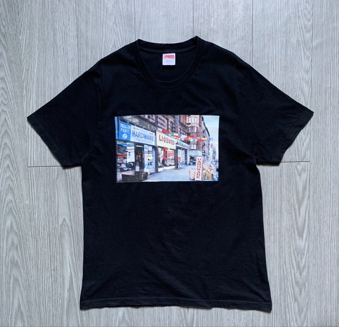 Supreme SS18 Hardware T-Shirt (Category: Luxury Apparel) located in Pozorrubio. Submitted by plco. (Listing ID 1462160858, Image 1). Description: Supreme SS18 Hardware T-Shirt M on tag 19.5x27.5 color rate: 10/10 complete tags excellent condition no issue.