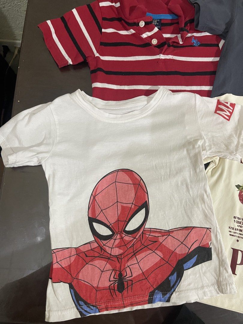 Take all clothes for kids boy (Category: Babies & Kids Fashion) located in Manila. Submitted by _eahmczz (Listing ID 1462118437, Image 3). Description: Nasa picture na po yung issue Location: SJDM BULACAN size: 3-4yrs old petit.