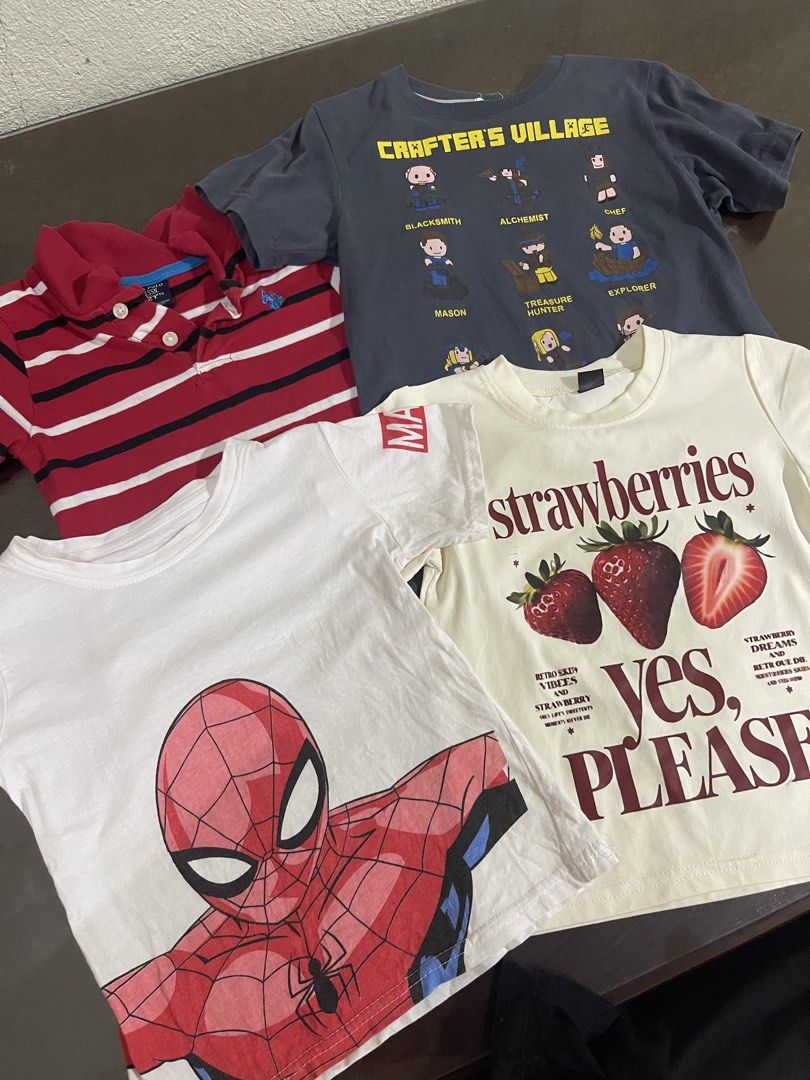 Take all clothes for kids boy (Category: Babies & Kids Fashion) located in Manila. Submitted by _eahmczz (Listing ID 1462118437, Image 2). Description: Nasa picture na po yung issue Location: SJDM BULACAN size: 3-4yrs old petit.