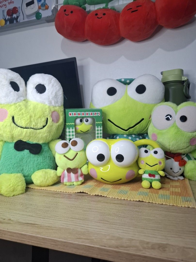 Take all Keroppi collection (Category: Character Goods) located in Adams. Submitted by frog_and_clover (Listing ID 1462246005, Image 1). Description: .