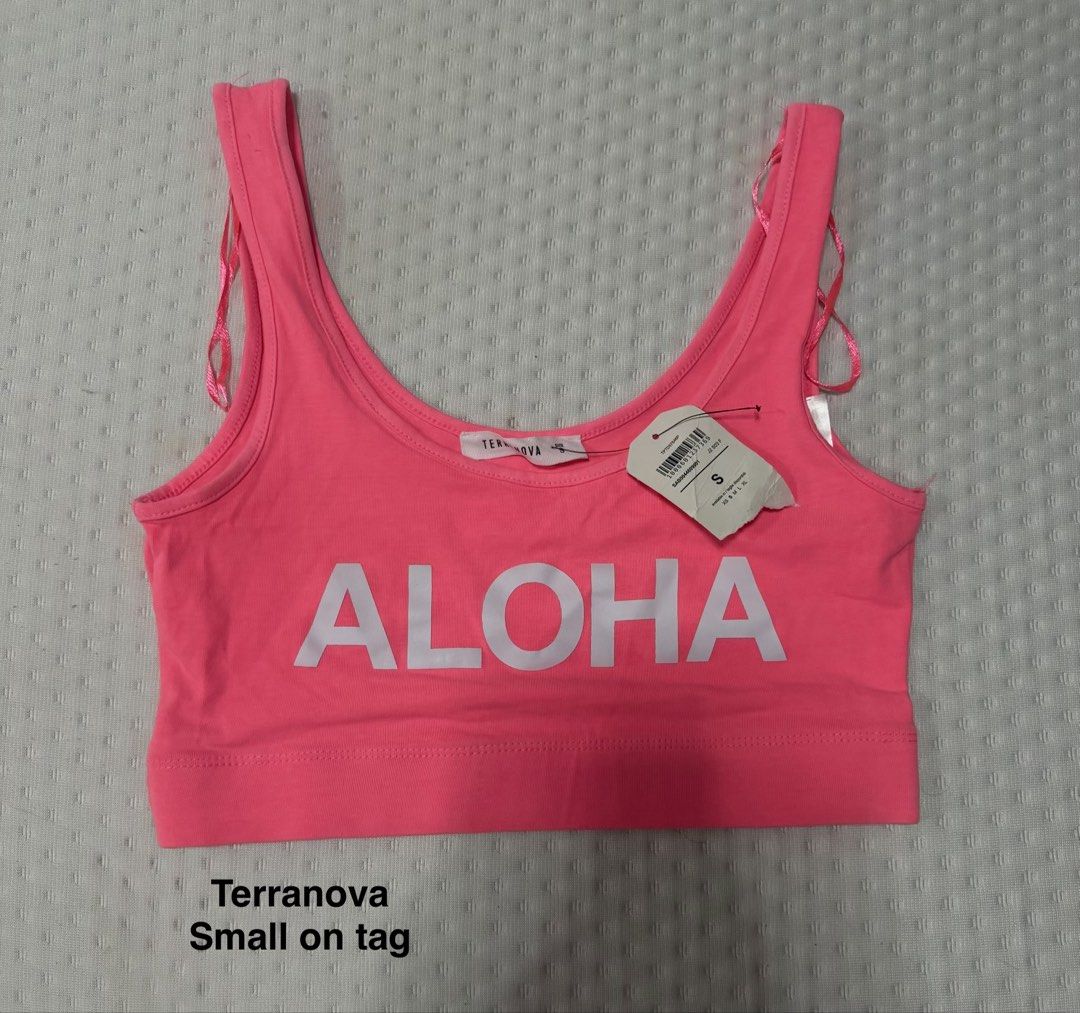 Terranova sports croptop (Category: Sleeveless) located in Quezon City. Submitted by pinkyswearshop (Listing ID 1462093785, Image 1). Description: .
