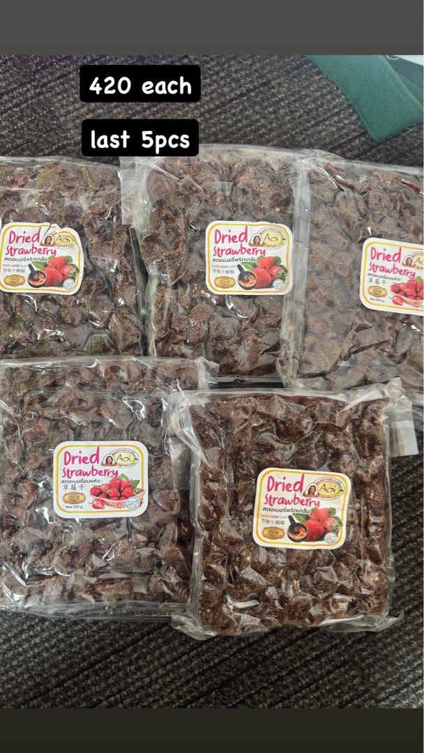 Thailand Dried Fruits (Category: Packaged & Instant Food) located in Manila. Submitted by thepapicarlsells (Listing ID 1462162380, Image 2). Description: - sourced directly in Bangkok Thailand.
