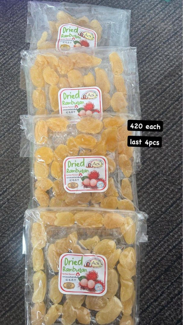 Thailand Dried Fruits (Category: Packaged & Instant Food) located in Manila. Submitted by thepapicarlsells (Listing ID 1462162380, Image 3). Description: - sourced directly in Bangkok Thailand.