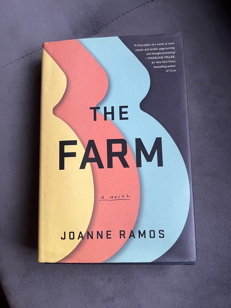 The Farm by Joanne Ramos (hardbound) (Category: Storybooks) located in Caloocan City. Submitted by clarizy (Listing ID 1462114979, Image 1). Description: - hardbound - has little stains on edges but book pages are all ok.