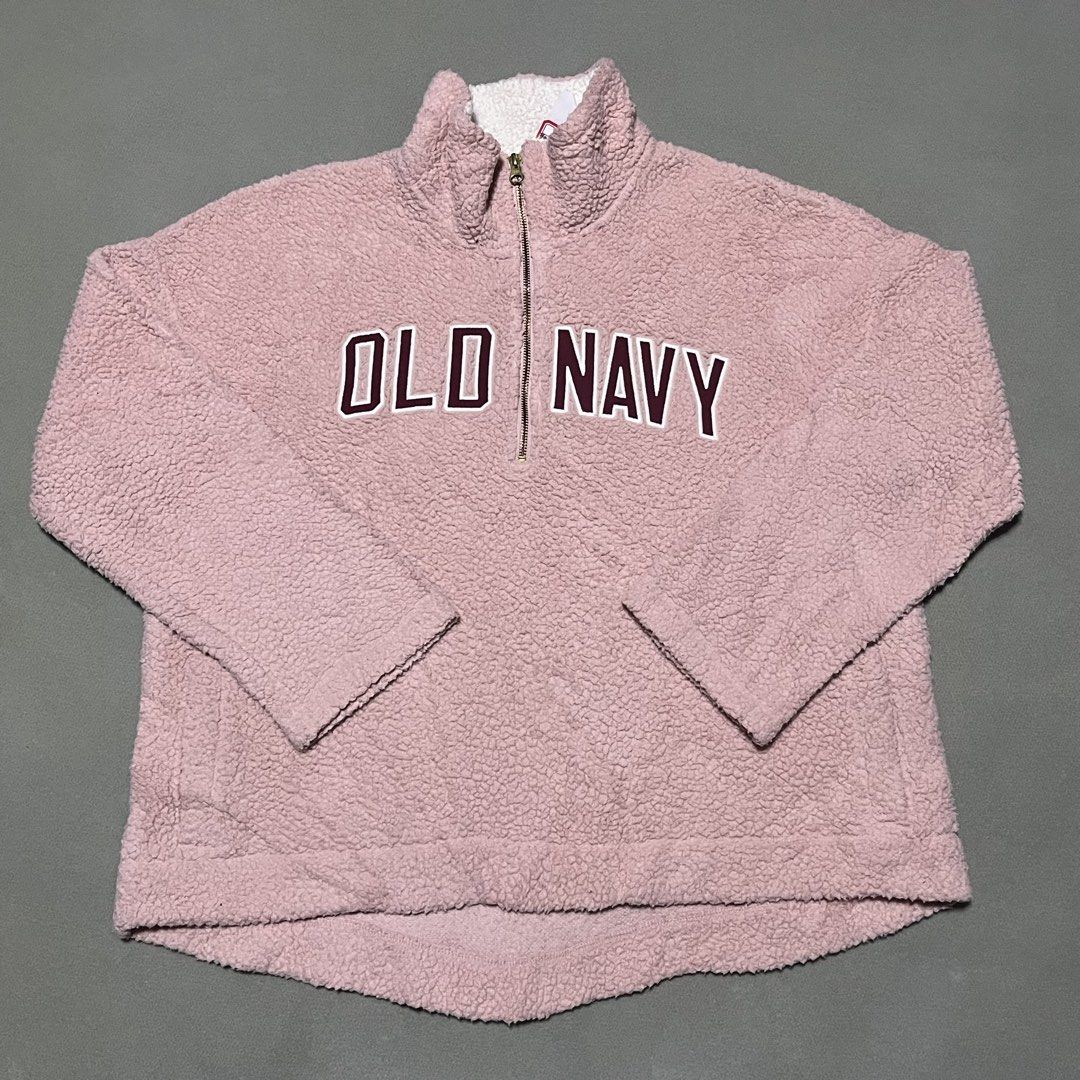 Thrifted - Old Navy Sherpa 1/4 Zip Jacket (Category: Coats, Jackets and Outerwear) located in Manila. Submitted by theseventhtee (Listing ID 1462208173, Image 1). Description: Old Navy Sherpa 1/4 Zip Jacket * Width: 24” * Length: 27.5” * Issue: No major issue, just needs a wash * Price: ₱300 + SF 📍 Manila City 🤝 Meet-up around Manila City For more details or requests, feel free to message me..