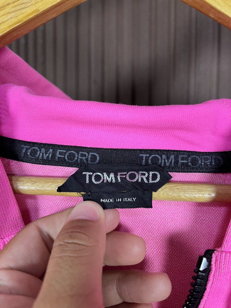 Tom Ford Zip Through Technical Hoodie (Category: Coats, Jackets and Outerwear) located in Cabanatuan. Submitted by cabsygoods (Listing ID 1462124397, Image 3). Description: Tom Ford Zip Through Technical Hoodie Width 20 Length 25 Very good condition No issue Color rate 9/10 Dm to purchase! 📩.