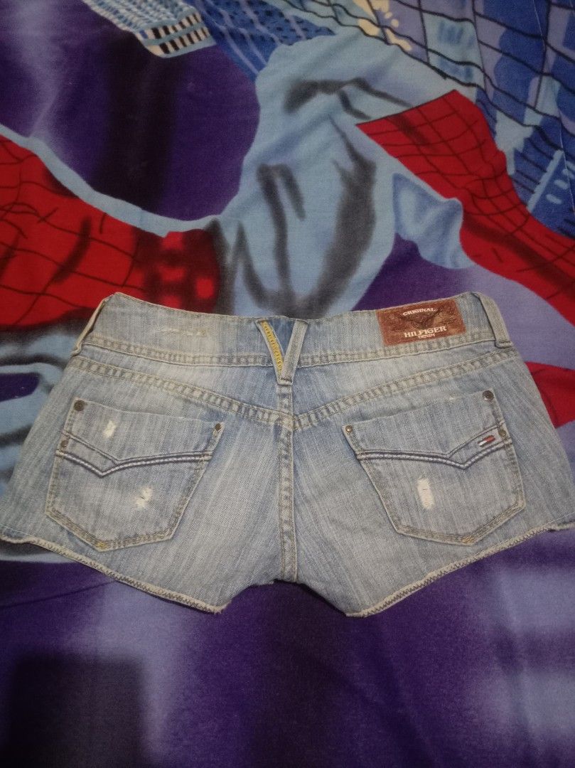 Tommy Hilfiger denim micro shorts 2000s (Category: Activewear) located in Sindangan. Submitted by barak_ukay (Listing ID 1462199601, Image 3). Description: vintage 2000s (Y2K) low-waist micro denim.