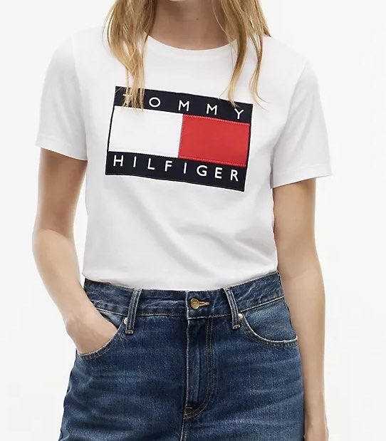 TOMMY HILFIGER WOMENS SHIRT (Category: Shirts) located in Caloocan City. Submitted by queenveeglamours (Listing ID 1462172237, Image 2). Description: Brand New & Original from Canada On hand & ready to ship Medium size only - runs big ( 1 size large) Soft cotton fabric .