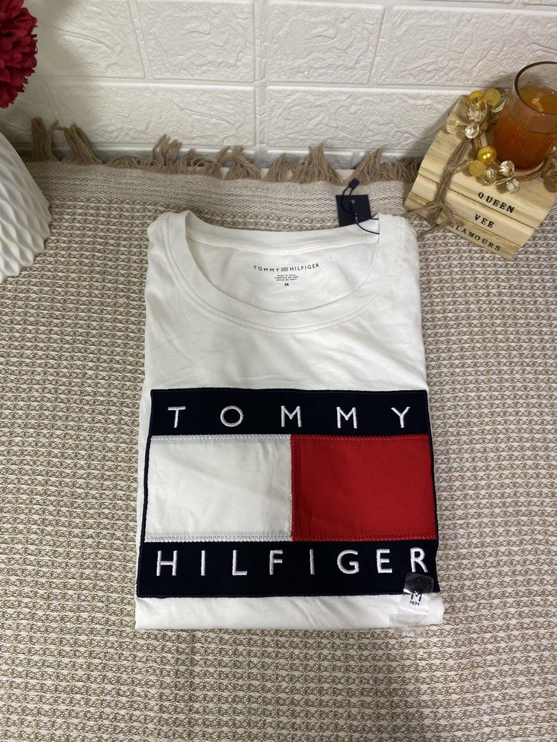 TOMMY HILFIGER WOMENS SHIRT (Category: Shirts) located in Caloocan City. Submitted by queenveeglamours (Listing ID 1462172237, Image 1). Description: Brand New & Original from Canada On hand & ready to ship Medium size only - runs big ( 1 size large) Soft cotton fabric .