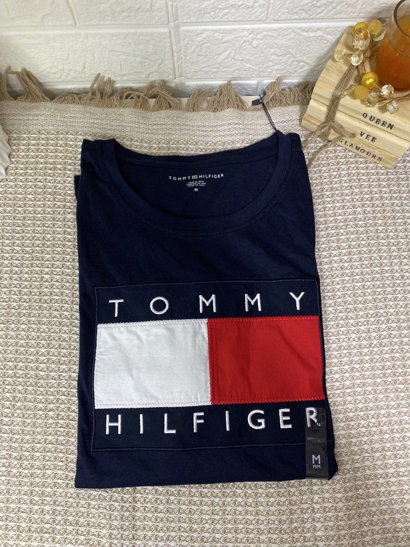 TOMMY HILFIGER WOMENS TSHIRT (Category: Shirts) located in Caloocan City. Submitted by queenveeglamours (Listing ID 1462171416, Image 1). Description: Bnew & 0G from Canada Soft cotton fabric Medium size only - 1 size larger .