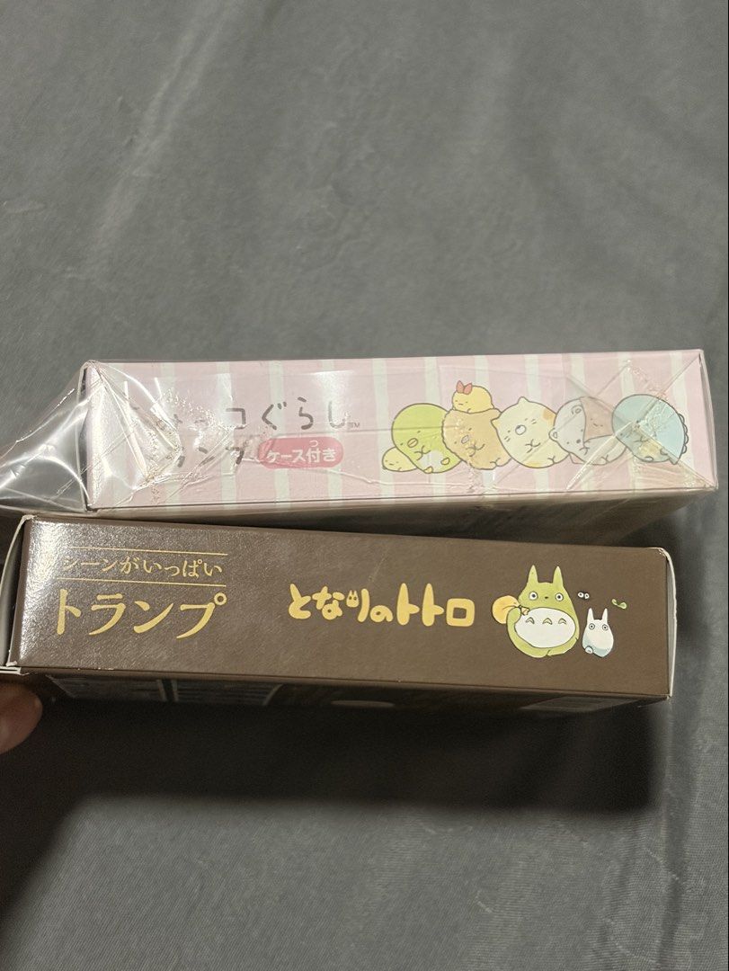 Totoro and Sumikko Gurashi Playing Cards (Category: Board Games & Puzzles) located in Quezon City. Submitted by marsgarage (Listing ID 1462216947, Image 3). Description: 1200 both, 600 each. Brand New & Non negotiable!.