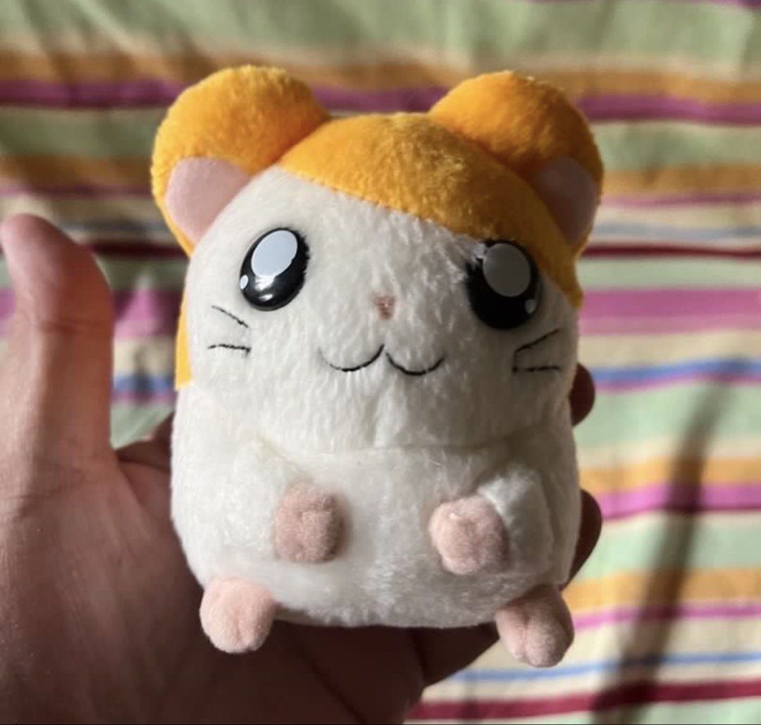 Tottoko hamutaro 4 inches plush (Category: Plushies & Soft Toys) located in Paranaque City. Submitted by bonsaiart (Listing ID 1462103807, Image 1). Description: Pre owned Good condition 850( fixed) +sf Payment via GCASH or paymaya No to meetup No to cop / cod Shipping via j&t only.