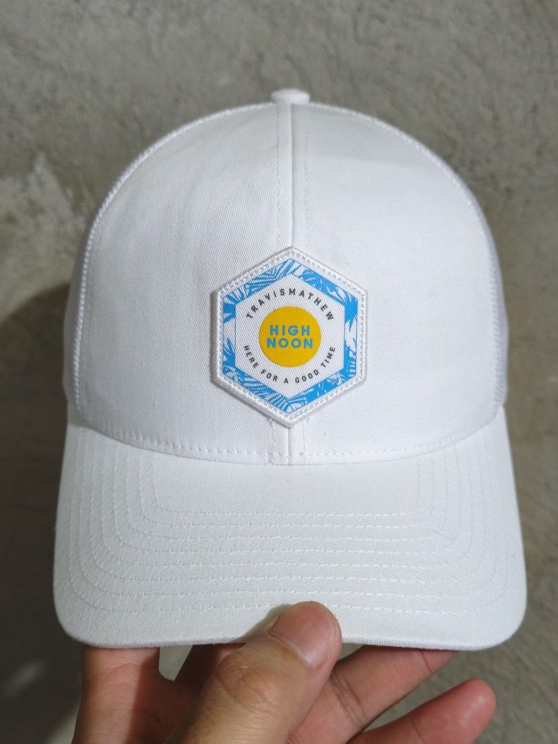 TRAVIS MATHEW GOLF HAT (Category: Golf) located in Muntinlupa City. Submitted by themakhatter (Listing ID 1462128087, Image 1). Description: 850 +SF TRAVIS MATHEW TRUCKER HAT ONE SIZE FITS ALL SNAPBACK ADJUSTMENT EXCELLENT 9.5/10 LIKE NEW CONDITION WASHED AND READY TO WEAR.