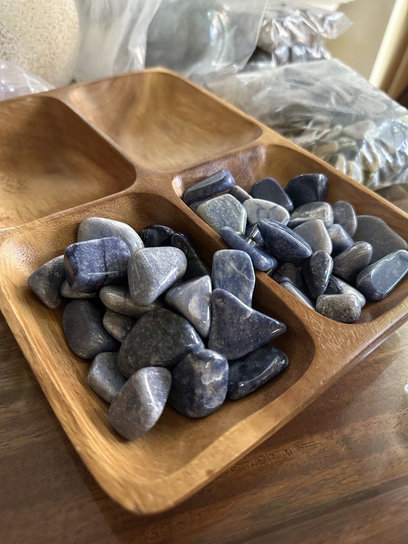 Blue Aventurine Tumbled Stone (Category: Art & Prints) located in Bacoor. Submitted by thingsforthrifts (Listing ID 1462105861, Image 1). Description: Blue Aventurine ₱180/3pcs ✨ Healing & Metaphysical Properties ✨ • Chakra Association: Throat and Third Eye Chakras. • Birthstone: Not a traditional birthstone, but often used as a spiritual stone for clarity. • Zodiac Links: Aries and Libra. • Benefits: • Encourages self-discipline and inner streng