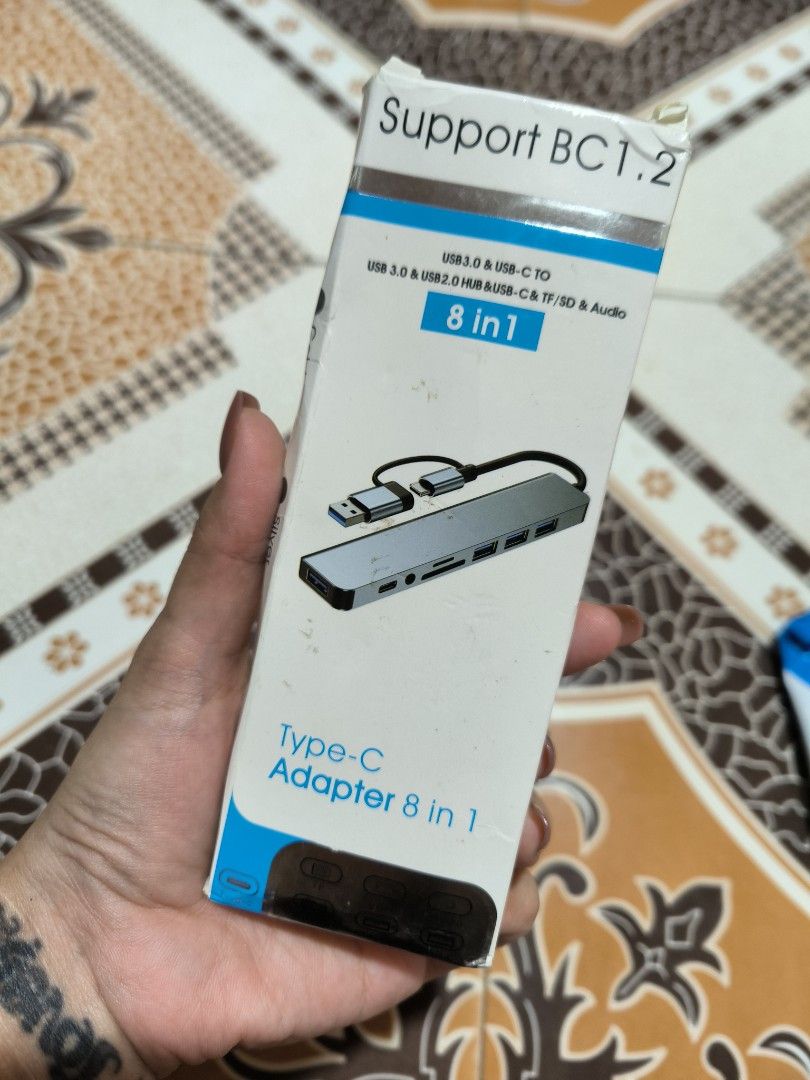 type c adapter 8 in 1 (Category: Cables & Adaptors) located in Cavite. Submitted by jenniferst88424 (Listing ID 1462091410, Image 1). Description: .