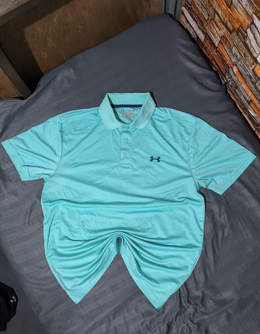 Under Armour (Category: Tshirts & Polo Shirts ) located in Manila. Submitted by fastsight (Listing ID 1462227442, Image 1). Description: Under Armour Sports T-shirt - turquoise L29xW22.