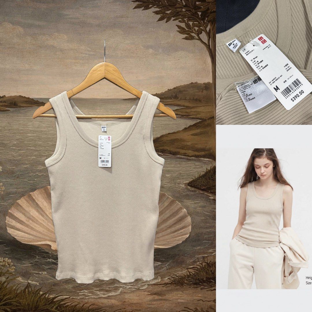 Uni qlo ribbed tank top (Category: Activewear) located in Dasmarinas. Submitted by Ukaybes (Listing ID 1462063849, Image 1). Description: Uni qlo ribbed tank top Size: M 18W 22.5L Excellent Condition M/Mine: 490 DM: Name | Contact | Address & Brgy Please comment MINE only if you’re 100% sure and ready to pay. No return or exchange.
