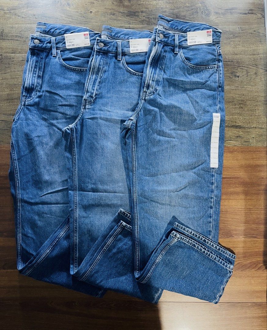 Uniqlo wide mens (Category: Jeans) located in Quezon City. Submitted by akieo (Listing ID 1462242998, Image 1). Description: Uniqlo wide straight mens maong jeans Brand new with tag Price 1,500 each* Qc Shipping available .