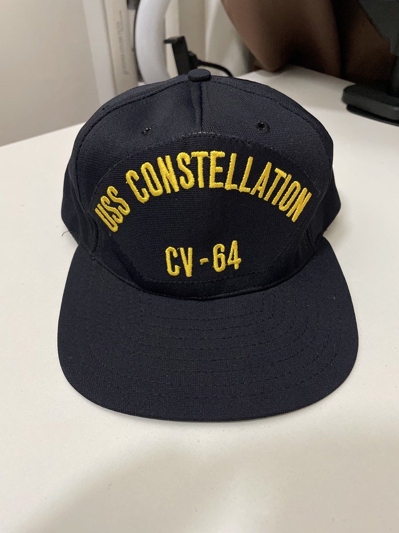 USS CONSTELLATION CV-64 (Category: Caps & Hats) located in Muntinlupa City. Submitted by clarencemirones (Listing ID 1462161762, Image 1). Description: USS CONSTELLATION CV-64 adult sz fit size; L - Xl like new! ₱850 only dm me!.