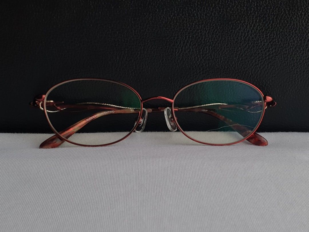 Valentino Luxury Eyeglass Frame (Category: Sunglasses & Eyewear) located in Quezon City. Submitted by WasalakTwo (Listing ID 1462160576, Image 3). Description: Bought in Japan Durable and high quality Goodcondition Still presentable Lens are graded, but replaceable Open for delivery nationwide Front Width 13.4cm Front Height 3.5cm.