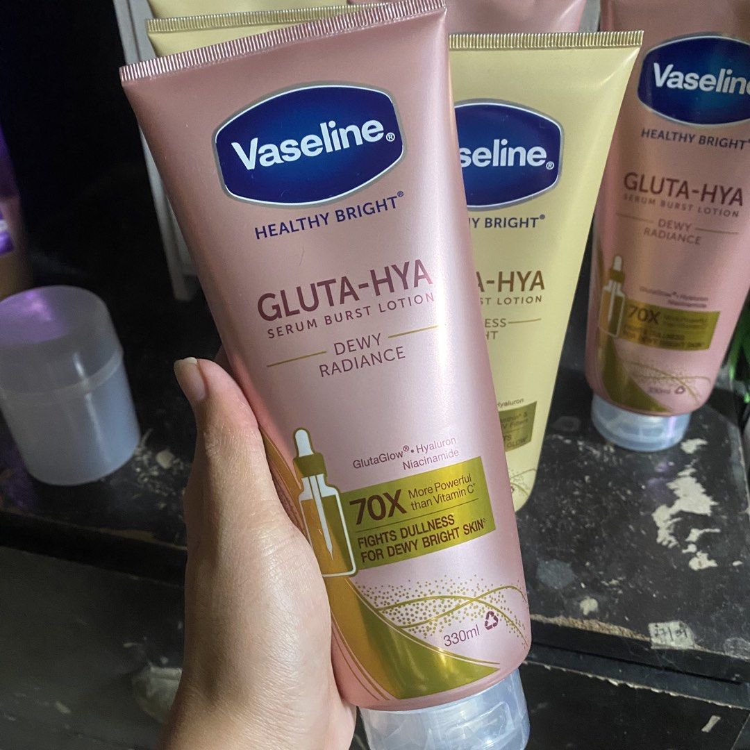Vaseline gluta hya lotion (Category: Body Care) located in Caloocan City. Submitted by xsssln_ (Listing ID 1462181896, Image 3). Description: All bnew and authentic Sealed Pink and gold variant Pmm mee.