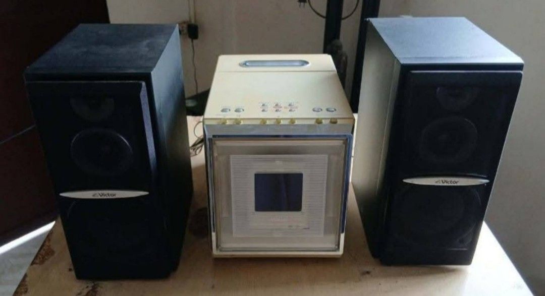 VICTOR CA-UXF70MD-W CD MD TAPE RADIO MICRO COMPONENT SYSTEM (Category: Portable Music Players) located in Cuyapo. Submitted by opinionatedvirgo (Listing ID 1462083103, Image 2). Description: 👉👉👉 PLEASE READ FULL DETAILS BELOW...KINDLY CLICK "READ MORE" TO SEE & READ OTHER INFO THANK YOU 👍✅ PTPA.......VICTOR CA-UXF70MD-W CD MD TAPE RADIO MICRO COMPONENT SYSTEM 4800.00 pesos (NEGOTIABLE) 110V 50 WATTS NEEDS TRANSFORMER CAME FROM JAPAN / MADE IN