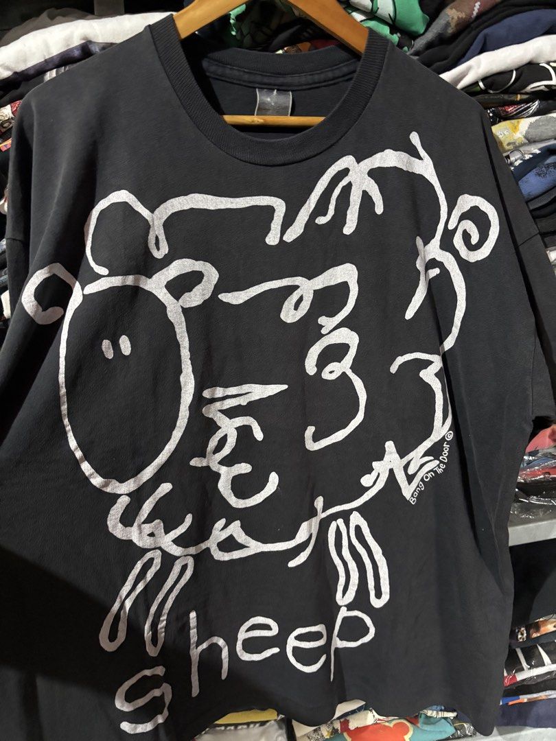 Vintage Black Sheep Art Tee (Category: Tshirts & Polo Shirts ) located in Lucena. Submitted by __betterbargains (Listing ID 1462084664, Image 2). Description: Vintage Black Sheep Art Tee Boxy 2XL (25 x 29) Faded Screen Stars Tag ₱2,000 + SF.