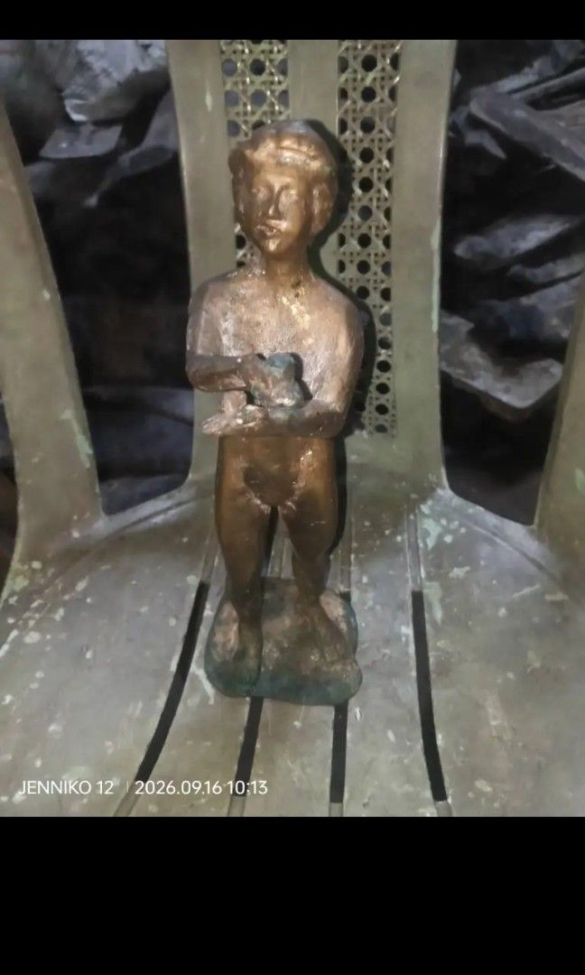 Vintage brass sculpture take all (Category: Vintage Collectibles) located in Caloocan City. Submitted by zenmountain-d8b1c0 (Listing ID 1462058030, Image 3). Description: Cod.