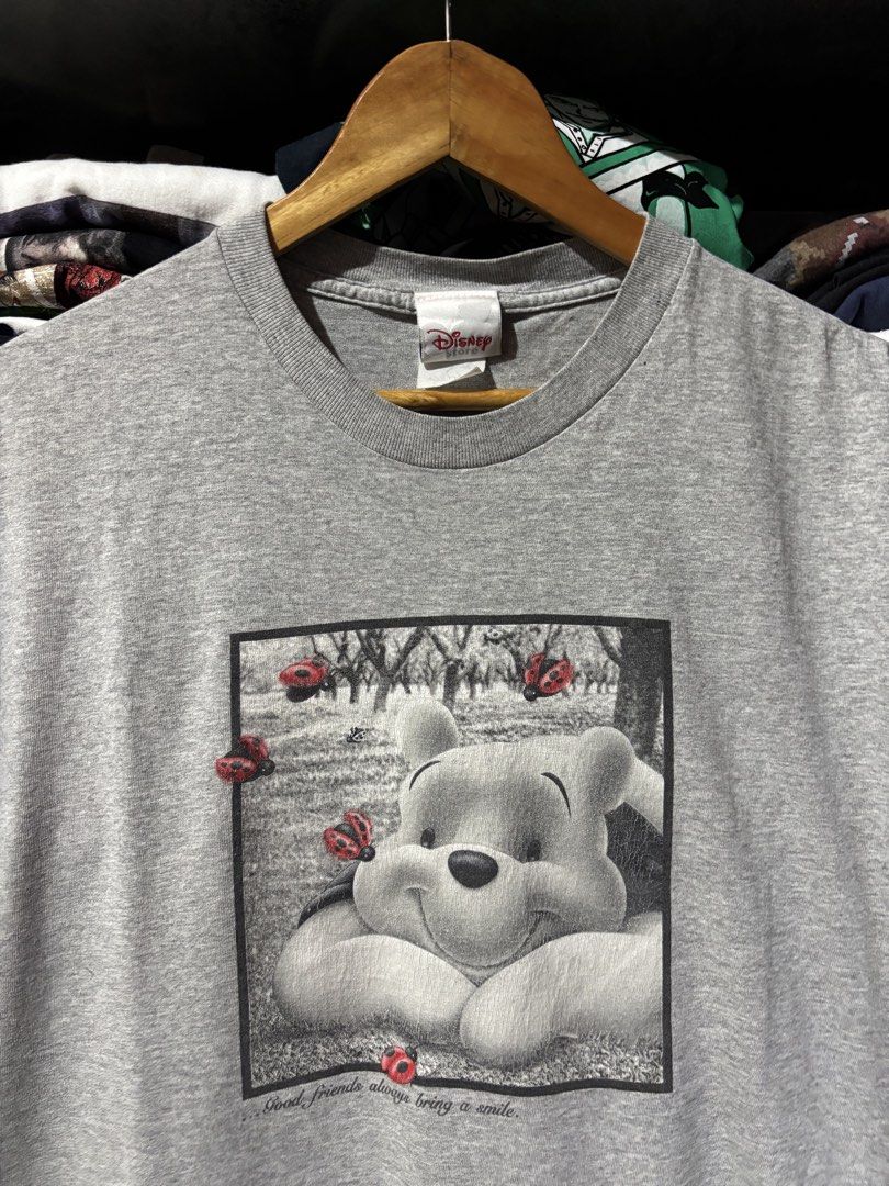 Vintage Disney Pooh (Category: Tshirts & Polo Shirts ) located in Lucena. Submitted by __betterbargains (Listing ID 1462081989, Image 2). Description: Vintage Disney Pooh Large (22 x 29.5) Glue stains ₱700 + SF.