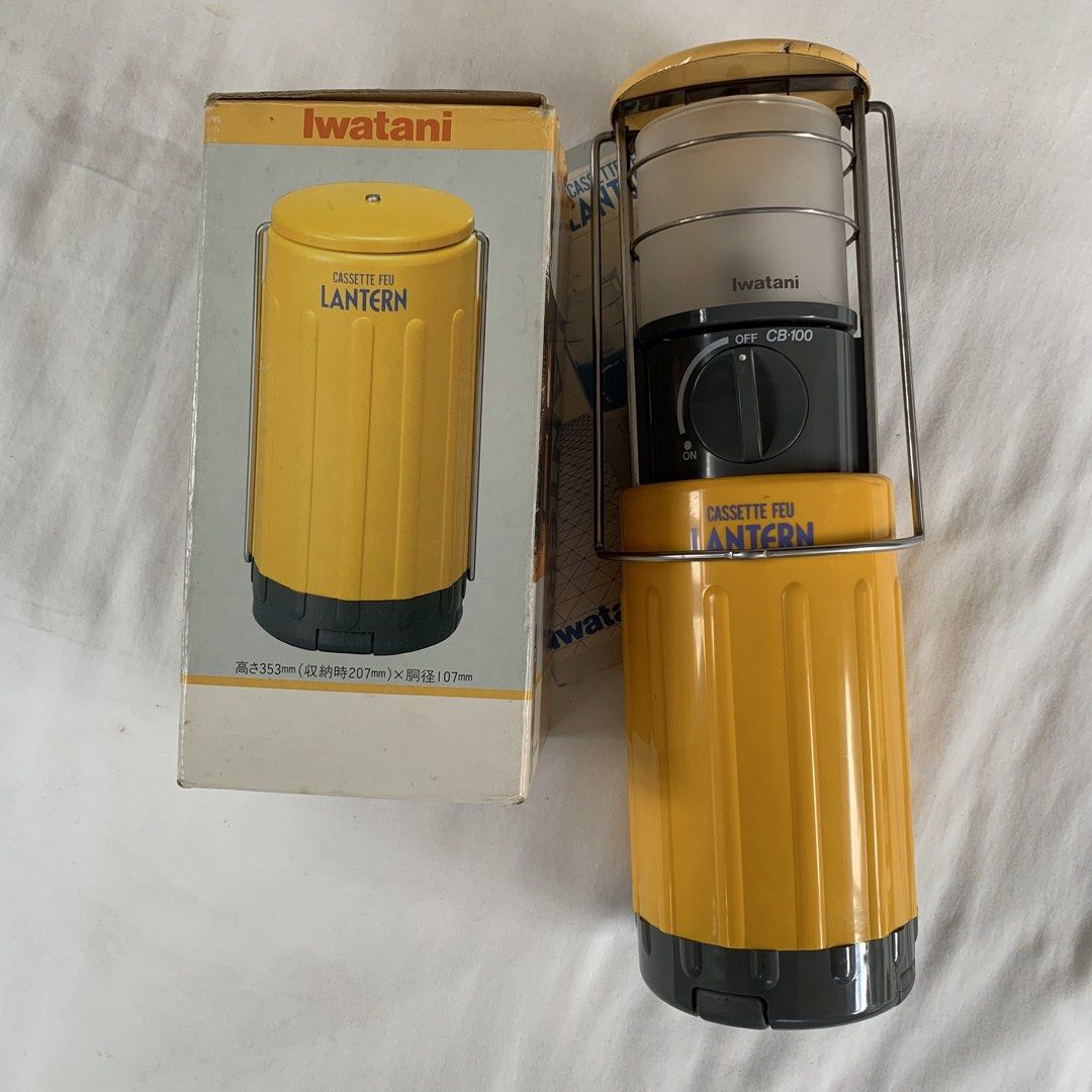 Vintage Iwatani Cassette Feu Lantern (Category: Hiking & Camping) located in Mendez-Nunez. Submitted by anikkoyan (Listing ID 1462099410, Image 2). Description: Vintage Iwatani Cassette Feu Lantern - As is, hindi ko pa nasusubukan 1,500 .