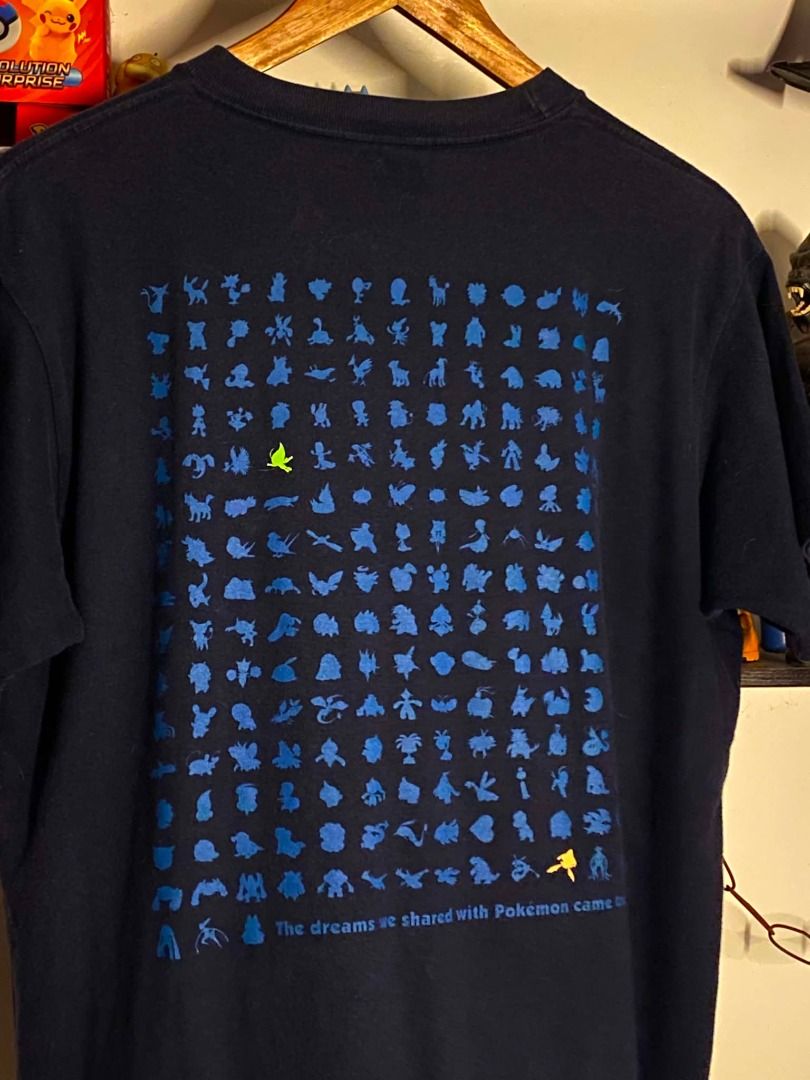 Vintage Pokemon Shirt (Category: Tshirts & Polo Shirts ) located in Mabalacat. Submitted by gotthemgems (Listing ID 1462077509, Image 3). Description: Happy Pokemon TCG 30th Celebration!!!! ⚡️⚡️⚡️ Vintage Pokemon Shirt, featuring all Gen 1-3 Pokemons! - total of 393 Pokemons, highlighted Pokemons: Pikachu, Mew, Celebi and Jirachi!!! - 🏷️ Dated 2005, PokéPark official shirt - HARD TO FIND as the Pokemon Park was opened on March 2005 and closed on