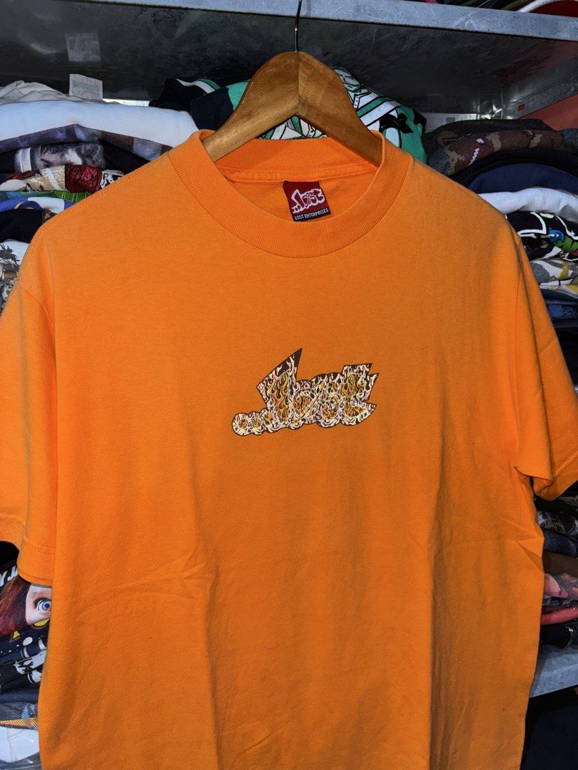 Vintage Rare Lost Enterprises Flames Tee (Category: Tshirts & Polo Shirts ) located in Lucena. Submitted by __betterbargains (Listing ID 1462085697, Image 3). Description: Vintage Rare Lost Enterprises Flames Tee Large (21.5 x 27.8) Lints and fading ₱2,000 + Sf.