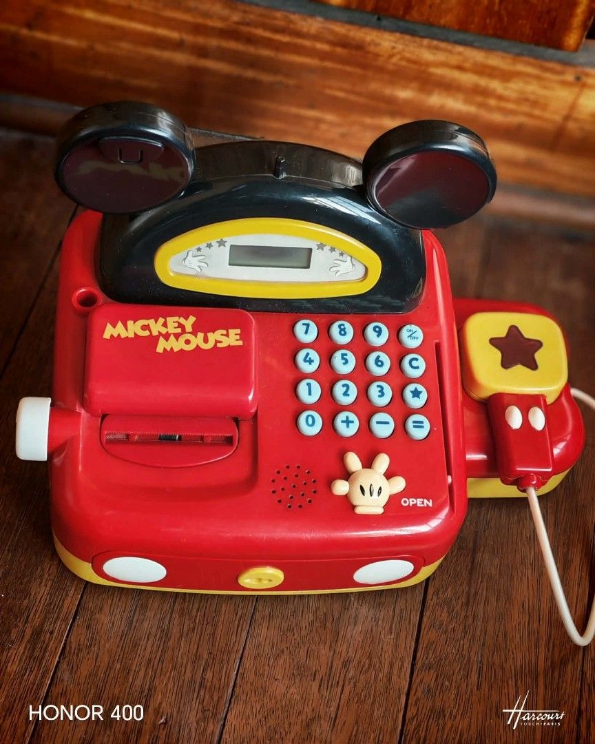 Vintage toys (Category: Educational & Learning Toys) located in Malabon City. Submitted by bugoy18 (Listing ID 1462127255, Image 3). Description: vintage keyboard toy mickey mouse cash register.