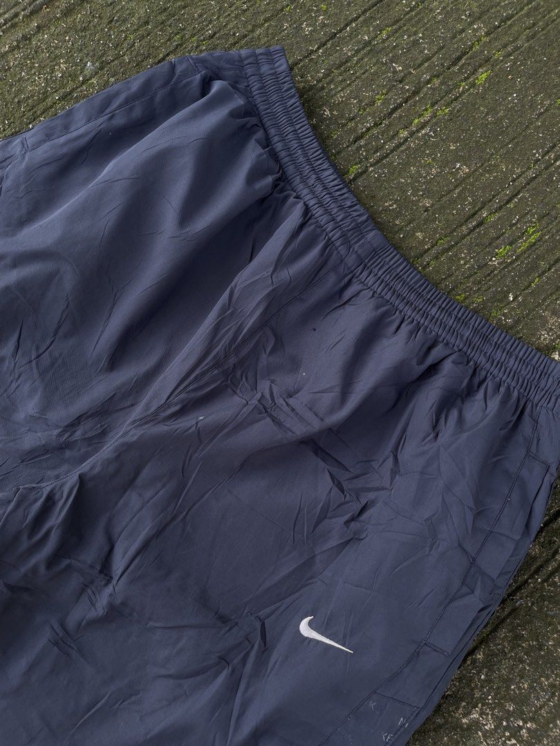 Vtg Nike Trackpants Blue (Category: Joggers) located in Manila. Submitted by arooold (Listing ID 1462046799, Image 3). Description: Vtg Nike Trackpants Blue 28-32 W 41 L 10 Hem With Tag, Missing Wash Tag Excellent Condition +Sf via Jnt .