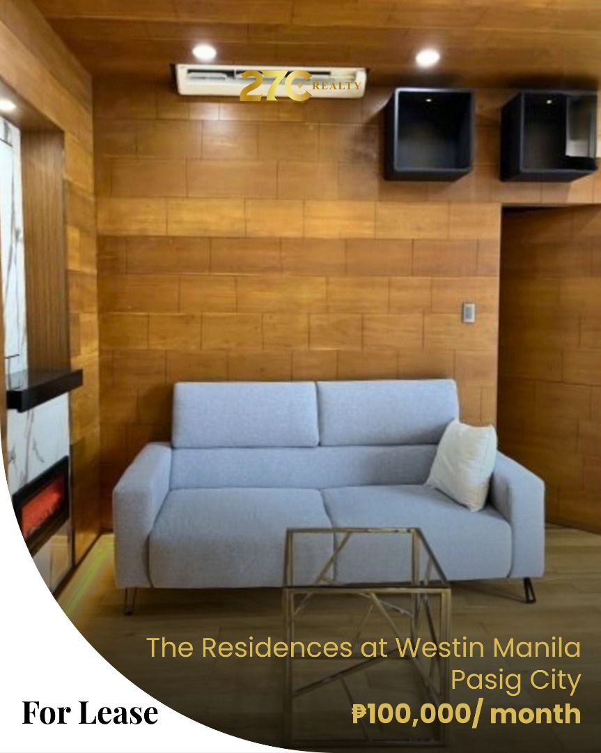 Westin Residences Ortigas | 1BR Unit w/ Balcony in Ortigas | For Lease ...