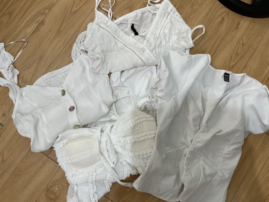 White Tops (Category: Blouses) located in Manila. Submitted by cassyandco. (Listing ID 1462074011, Image 1). Description: 150-300.