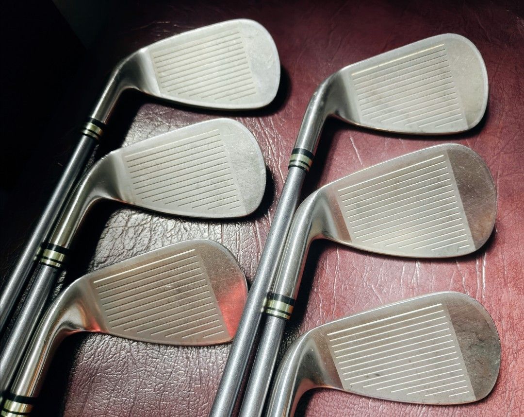 XXIO MP700 Golf Irons Set (Category: Golf) located in Quezon City. Submitted by smart_trader (Listing ID 1462151934, Image 2). Description: - Set of XXIO MP700 Golf Irons - Includes: 5, 6, 7, 8, 9, and Pitching Wedge (P) - Shafts: R flex, 57g 5i ha sscratch in the sile - Grips: Golf Pride - Ideal for golfers looking to improve their game - Ready for immediate use on the course.