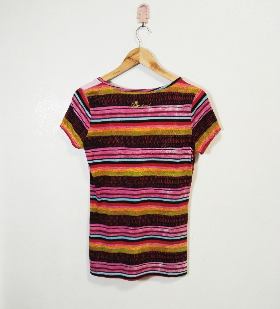 Y2k desigual shirt (Category: Shirts) located in Pateros City. Submitted by blashjunks.y2k (Listing ID 1462242511, Image 2). Description: Y2K DESIGUAL SHIRT 25" LENGTH 17" WIDTH SIZE LARGE 350PHP MSG US.