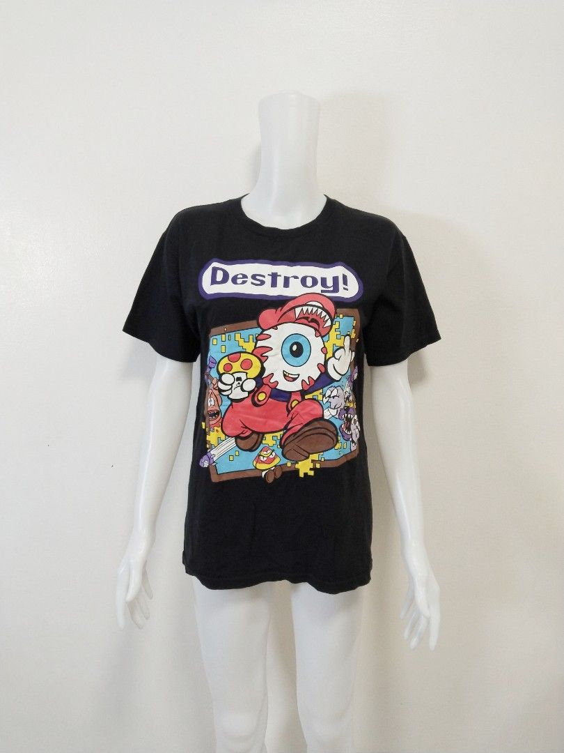 Y2k mishka shirt (Category: Shirts) located in Pateros City. Submitted by blashjunks.y2k (Listing ID 1462239117, Image 1). Description: Y2K MISHKA SHIRT SIZE SMALL 26" LENGTH 18" WIDTH 350PHP MSG US.